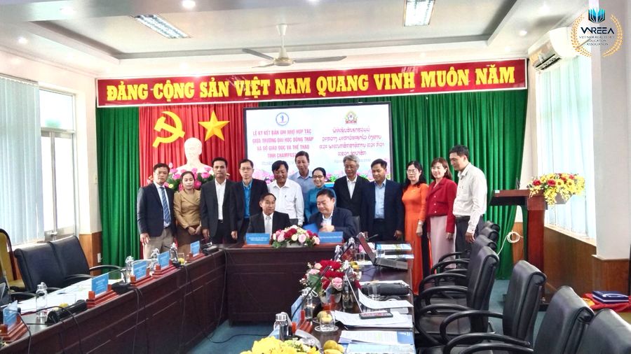 Trường Đại học Đồng Tháp ký kết hợp tác với Sở Giáo dục và Thể thao tỉnh Champasak