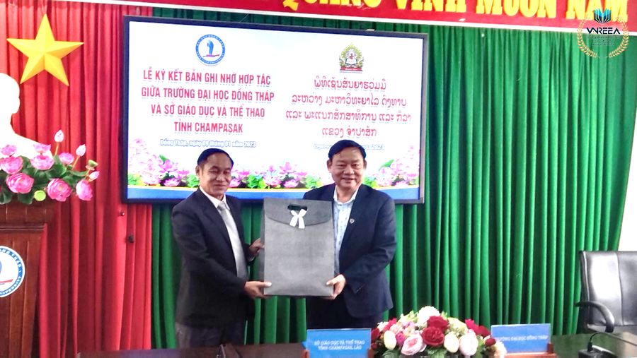 Trường Đại học Đồng Tháp ký kết hợp tác với Sở Giáo dục và Thể thao tỉnh Champasak