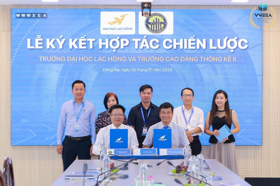 Lễ ký kết hợp tác chiến lược giữa trường đại học Lạc Hồng (LHU) và Cao đẳng Thống Kê II (COS2)