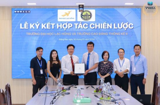 Lễ ký kết hợp tác chiến lược giữa trường đại học Lạc Hồng (LHU) và Cao đẳng Thống Kê II (COS2)