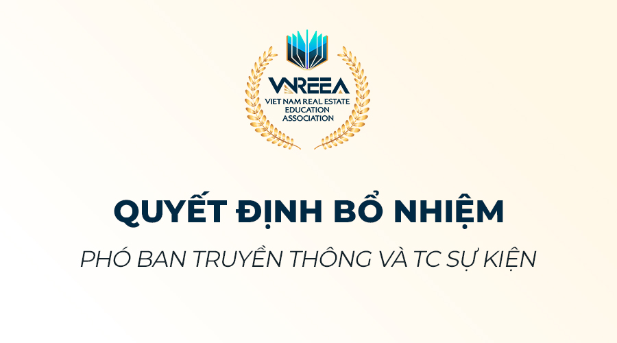 QUYẾT ĐỊNH BỔ NHIỆM – PHÓ BAN TRUYỀN THÔNG VÀ TỔ CHỨC SỰ KIỆN