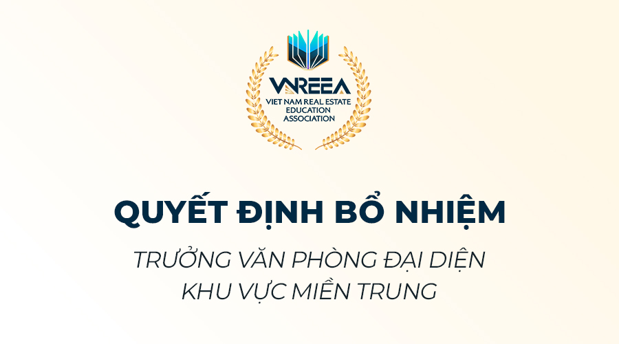 QUYẾT ĐỊNH BỔ NHIỆM – TRƯỞNG VP ĐẠI DIỆN KV MIỀN TRUNG